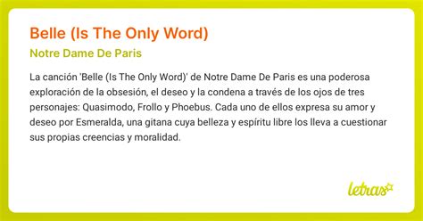 belle lyrics english|Notre.